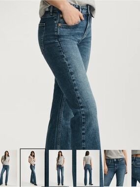 Mavi Mid Rise Bootcut Vicky Jeans-Blue size